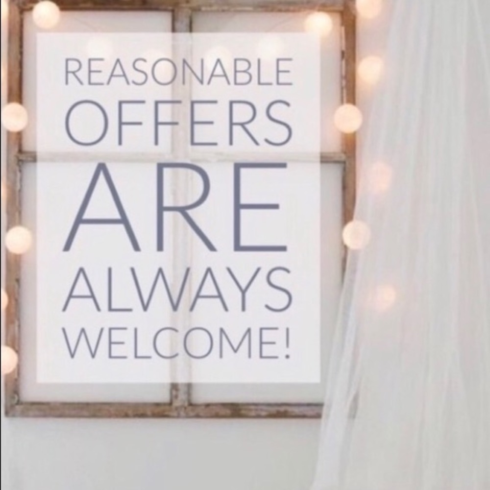 Offers always welcome!